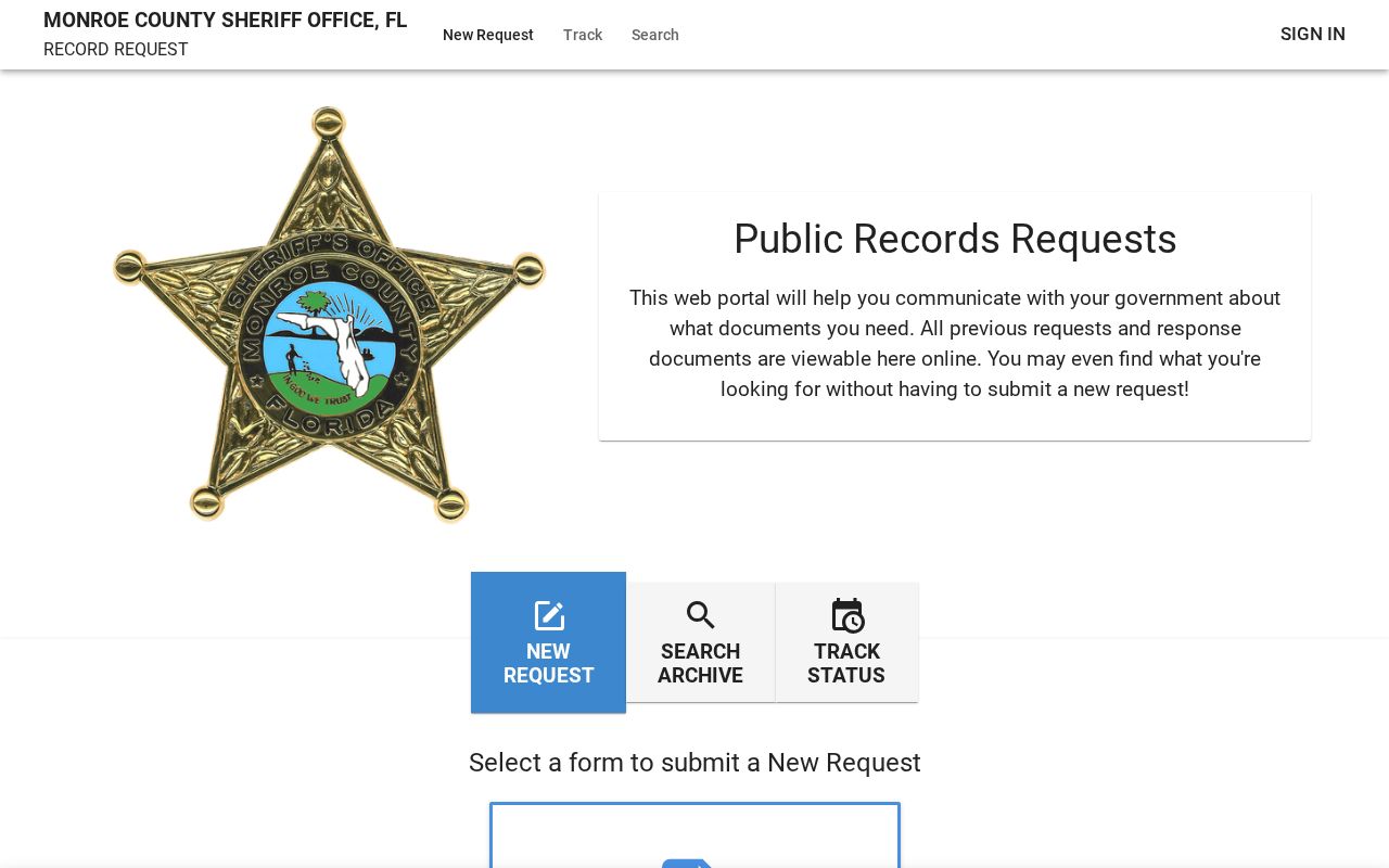 MCSO public record request portal